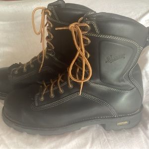 DANNER QUARRY 8” - logger boots, mens, black, size 13